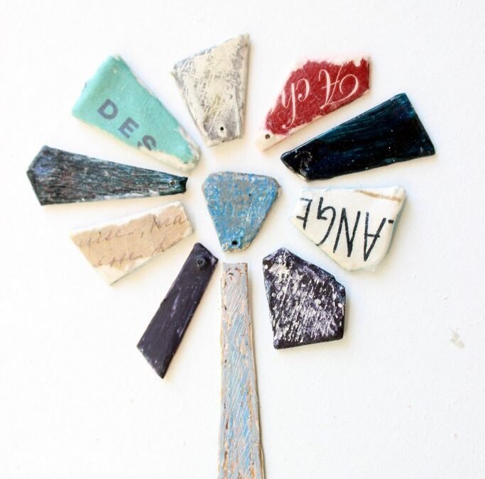 Ohrringe aus Papiermaché? (2019)