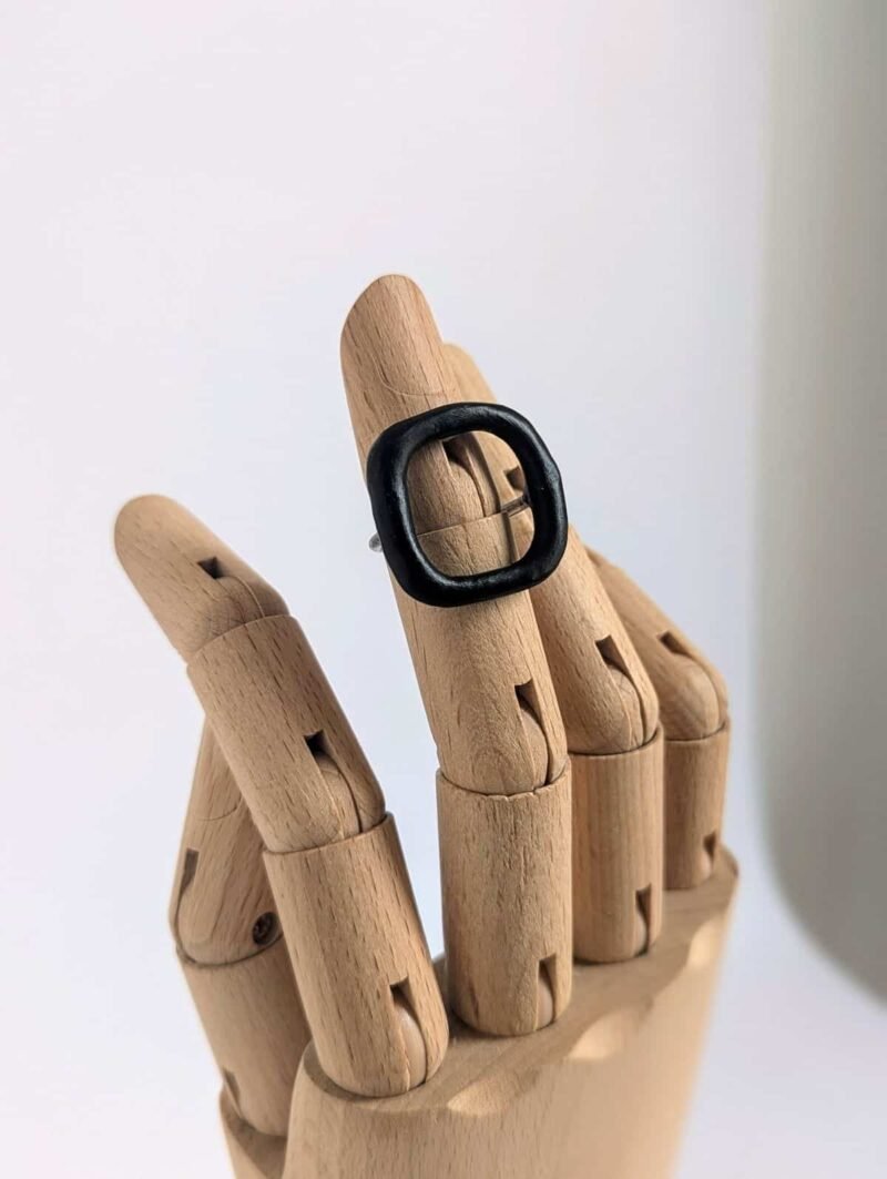 Bague Bubble Carré Plus – Image 5