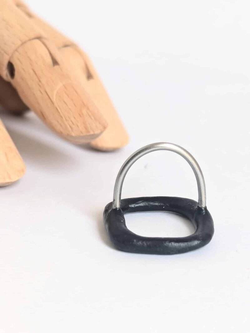 Bague Bubble Carré Plus – Image 6