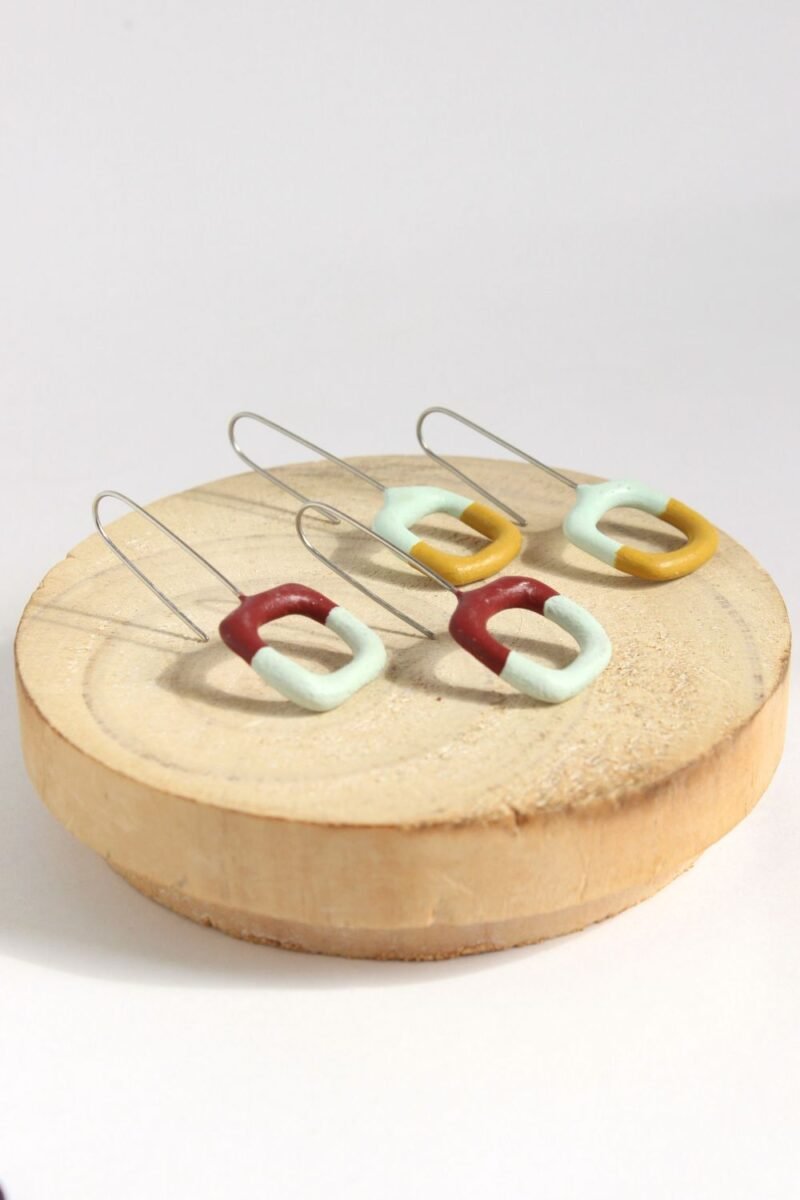 Boucles d'oreilles Bubble L Bicolore – Image 14