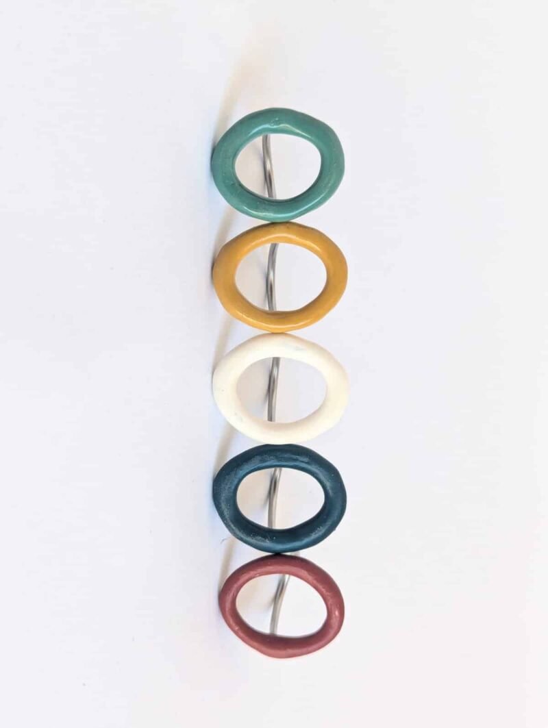 Bague Bubble Ovale – Image 2