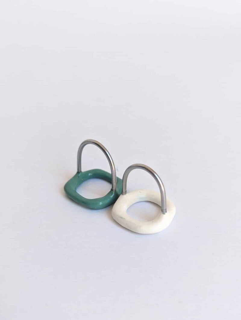 Bague Bubble Carré – Image 3