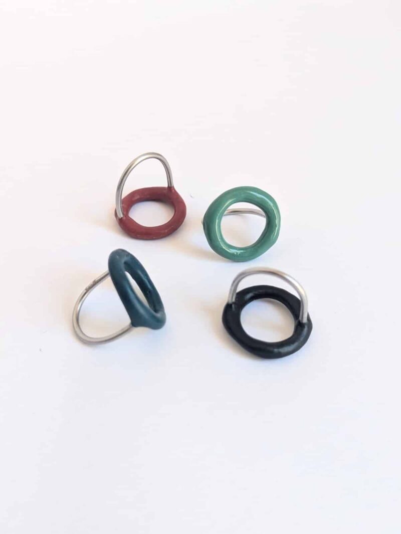 Bague Bubble Cercle – Image 4