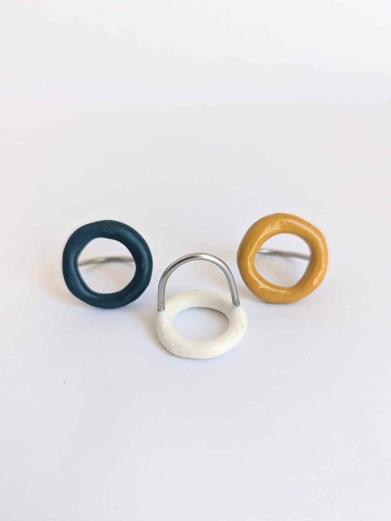 Bague Bubble Cercle Plus – Image 2