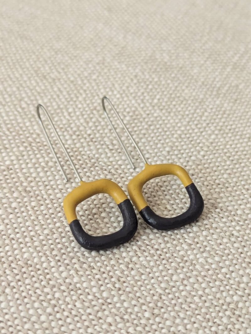 Boucles d'oreilles Bubble L Bicolore – Image 7