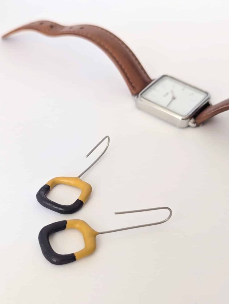 Boucles d'oreilles Bubble L Bicolore – Image 8