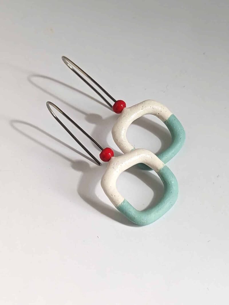 Boucles d'oreilles Bubble L Bicolore – Image 10
