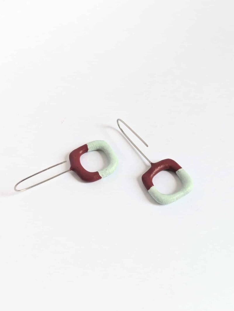 Boucles d'oreilles Bubble L Bicolore – Image 14