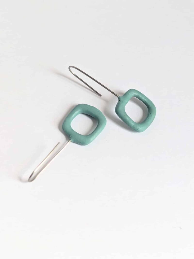 Boucles d'oreilles Bubble L Carré – Image 13