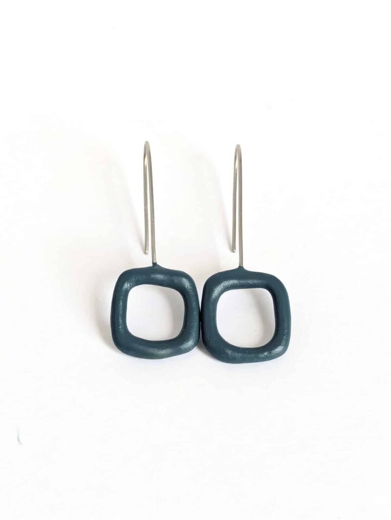 Boucles d'oreilles Bubble L Carré