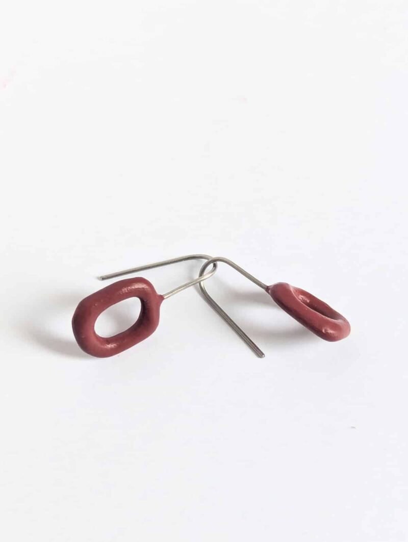 Boucles d'oreilles Bubble S Rectangle – Image 2