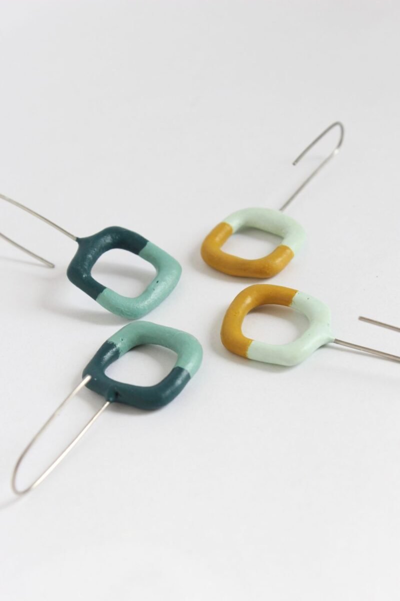 Boucles d'oreilles Bubble L Bicolore