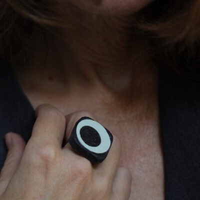 Bague Graphiti Éclipse