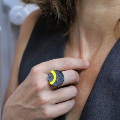 Bague Graphiti Quart de Lune