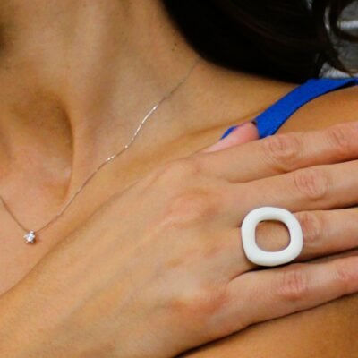 Bague Bubble Carré